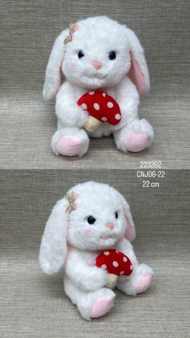 CONEJO CON HONGUITO DE 22 CM