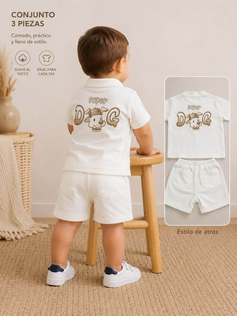 Conjunto bermuda bebito