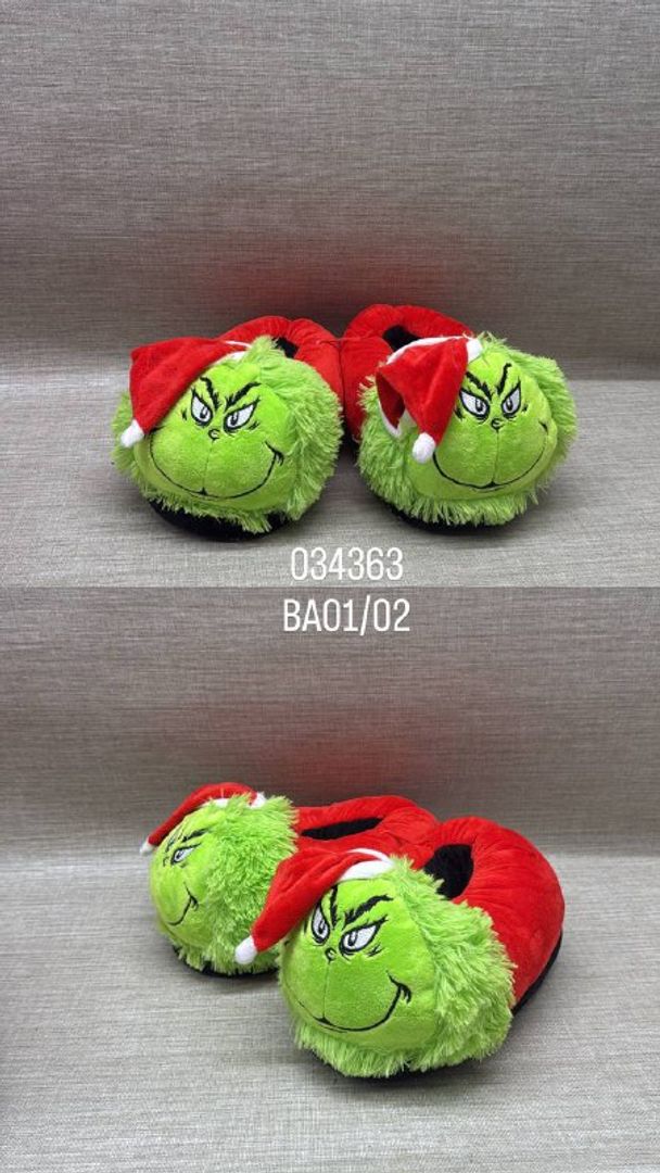 BABUCHA DE NIÑO & NIÑA (GRINCH)
