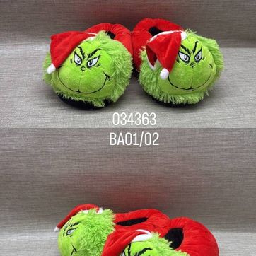 Imagen del producto BABUCHA DE NIÑO & NIÑA (GRINCH)