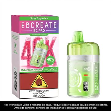 Imagen del producto Elfbar Bc Pro Sour Apple Ice 40.000 Puffs
