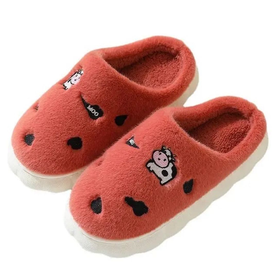 Pantufla vaquita suela gruesa