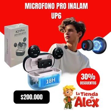 Imagen del producto microfono pro inalam up6