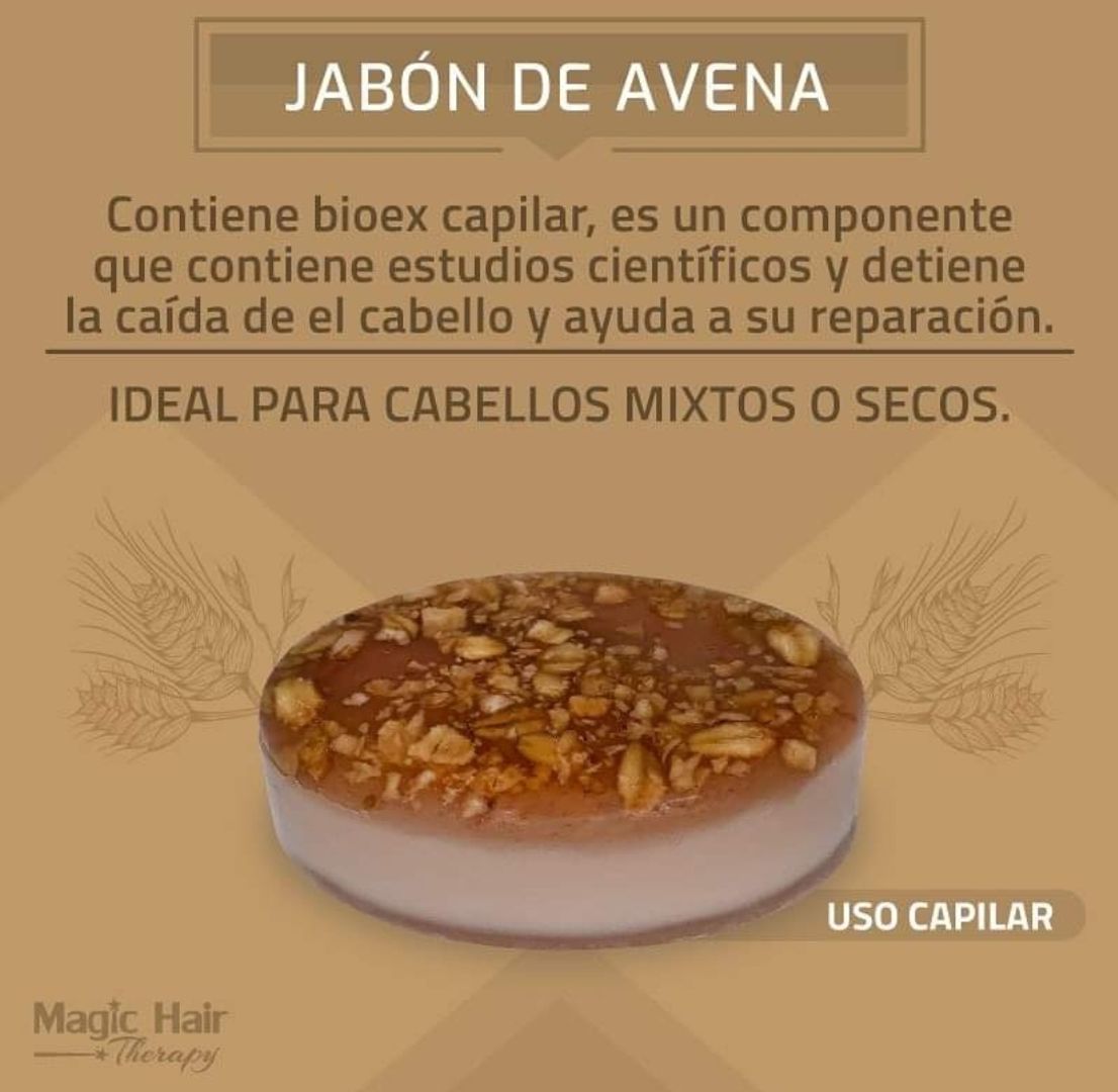 Jabón De Avena Para Cabello Graso Magic Hair