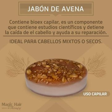 Jabón De Avena Para Cabello Graso Magic Hair - imagen 3