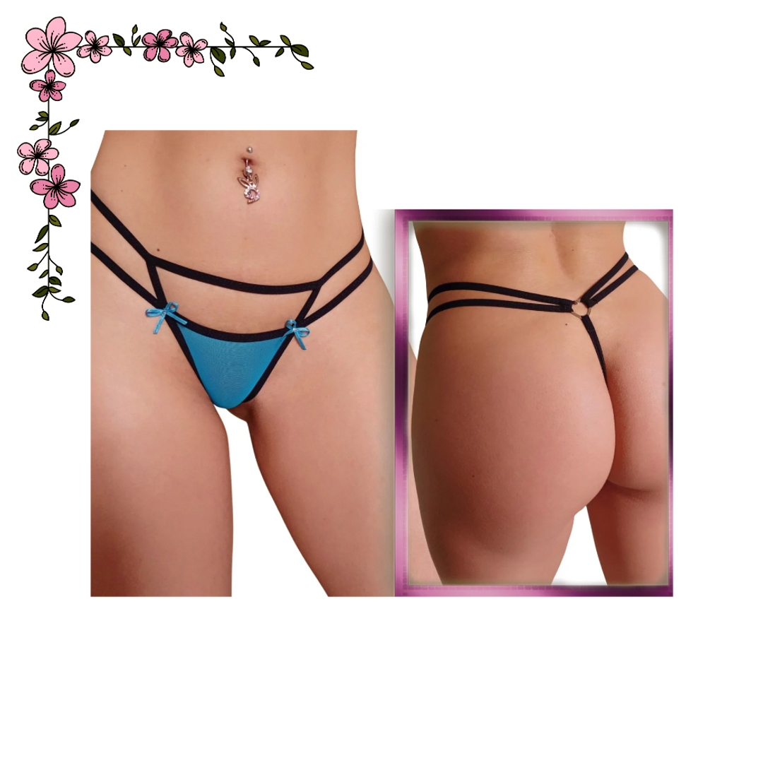 Tanga hilo en mallatex 