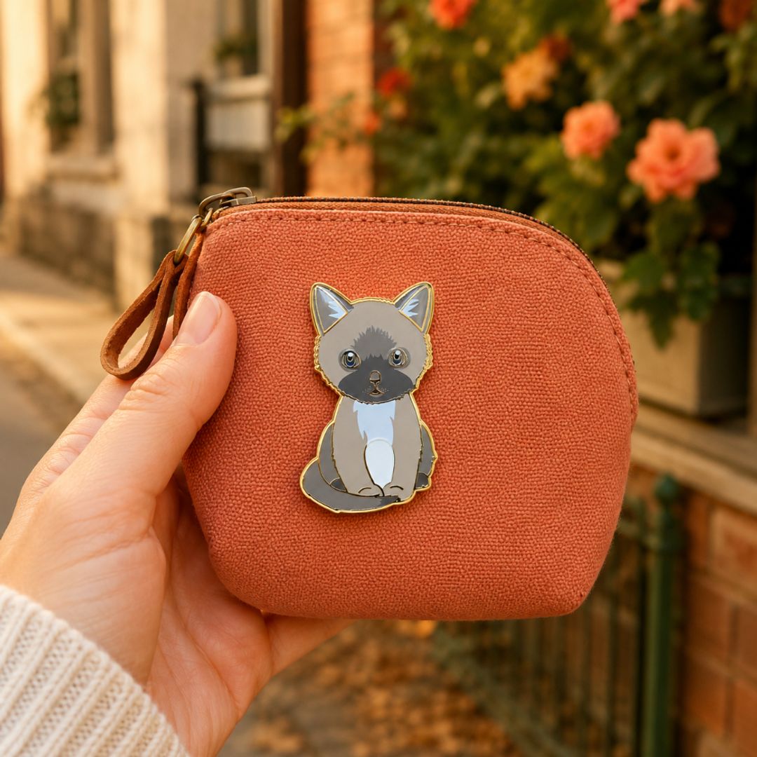 PIN GATO SIAMÉS