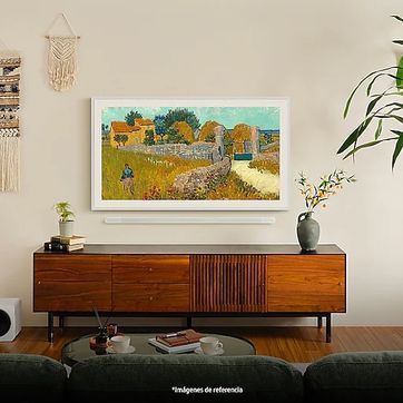 TV SAMSUNG 55" 4K-UHD QLED CON MARCO CAOBA - imagen 6