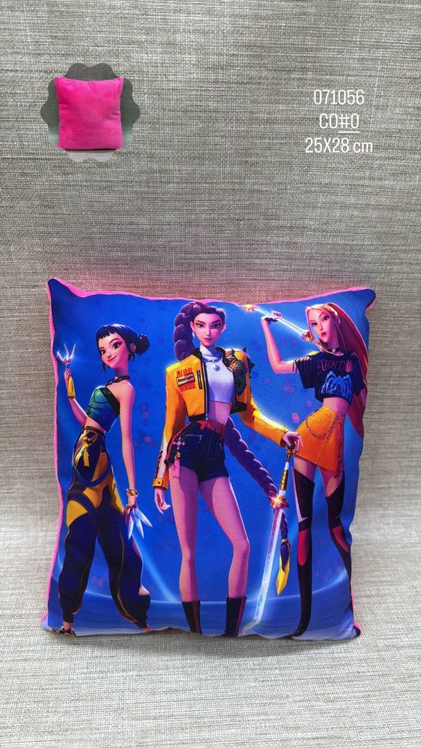 COJÍN ESTAMPADO SURTIDO 25X28 CM