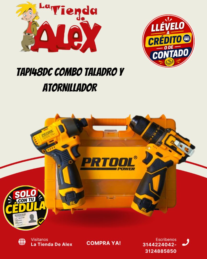 TAPI48DC COMBO TALADRO Y ATORNILLADOR
