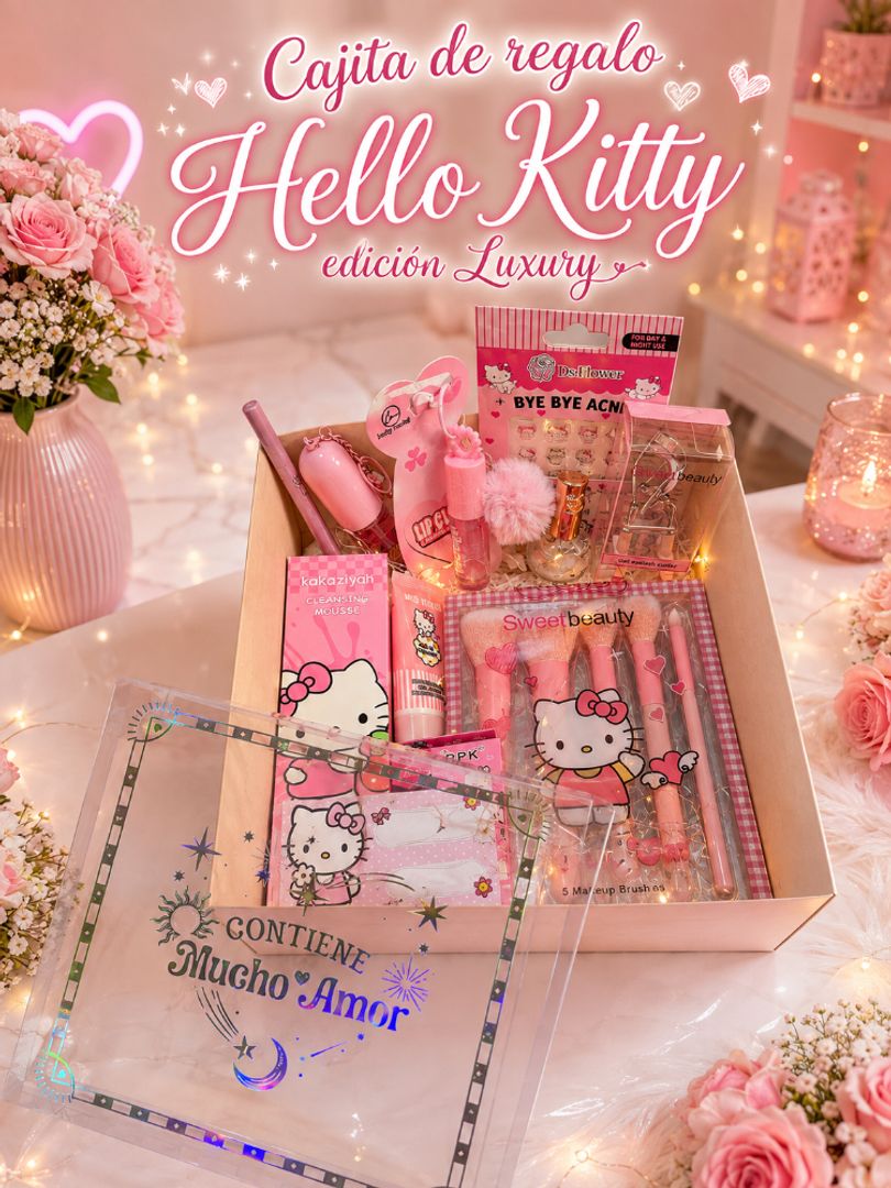 Caja regalo luxury hello Kitty 