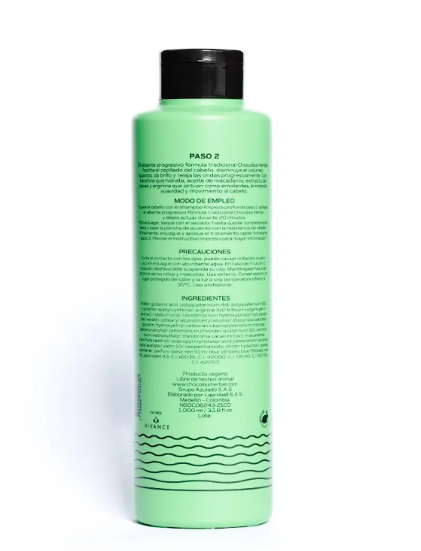 Alisante de 1000ml paso 2 - formula tradicional 