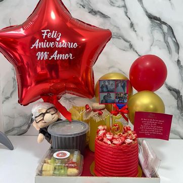 Imagen del producto Desayuno con mini torta y peluche 