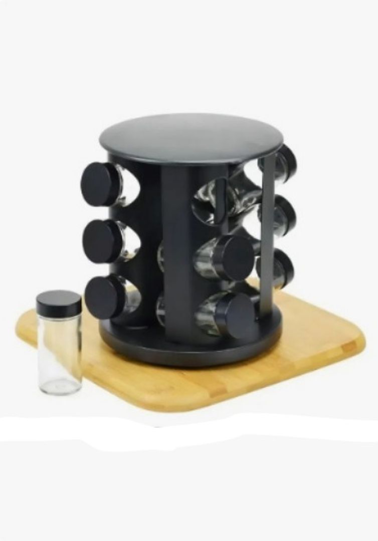 CONDIMENTERO ESPECIAS GIRATORIO X9 TARROS