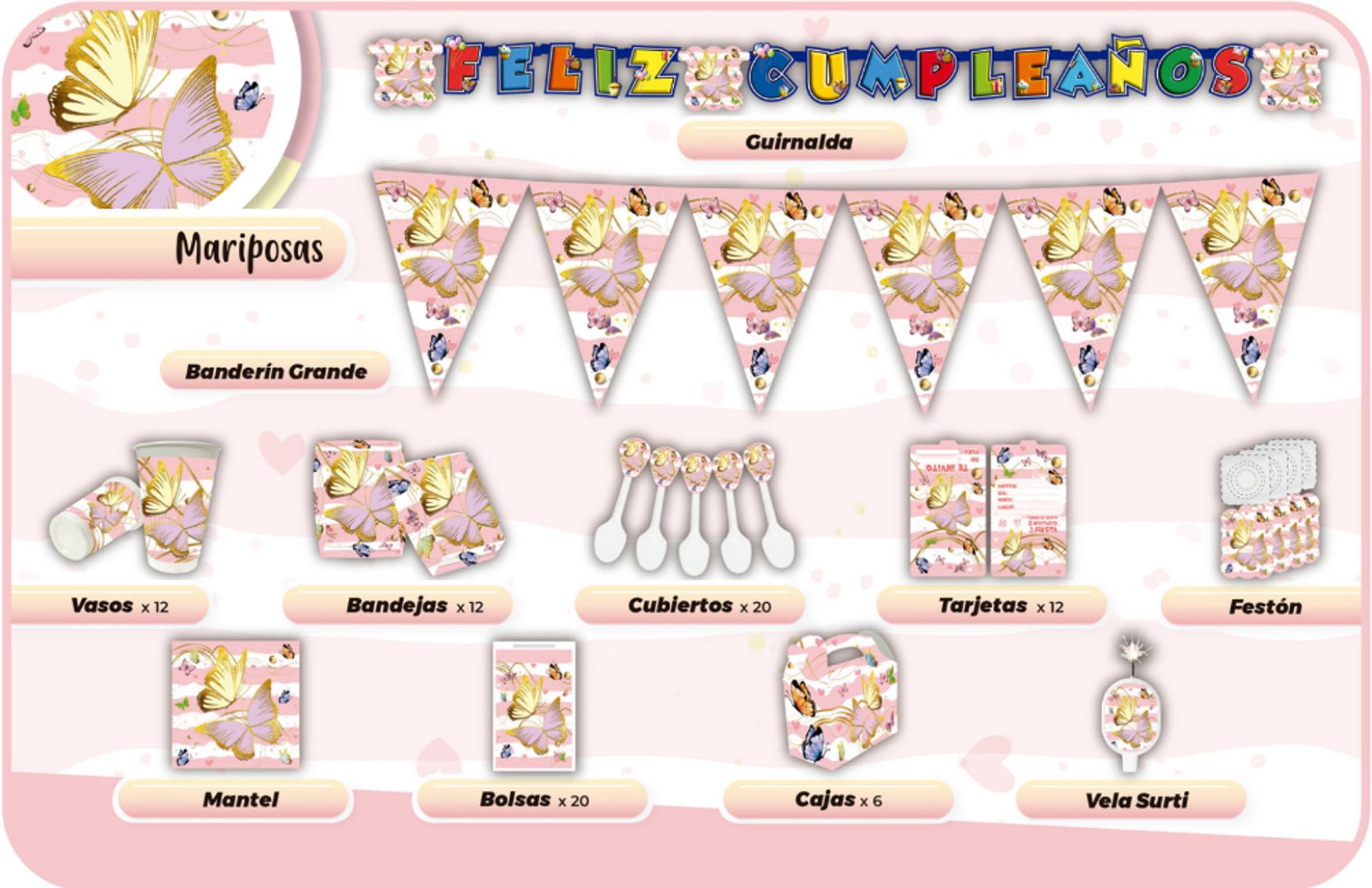 DECORACIÓN MARIPOSAS 
