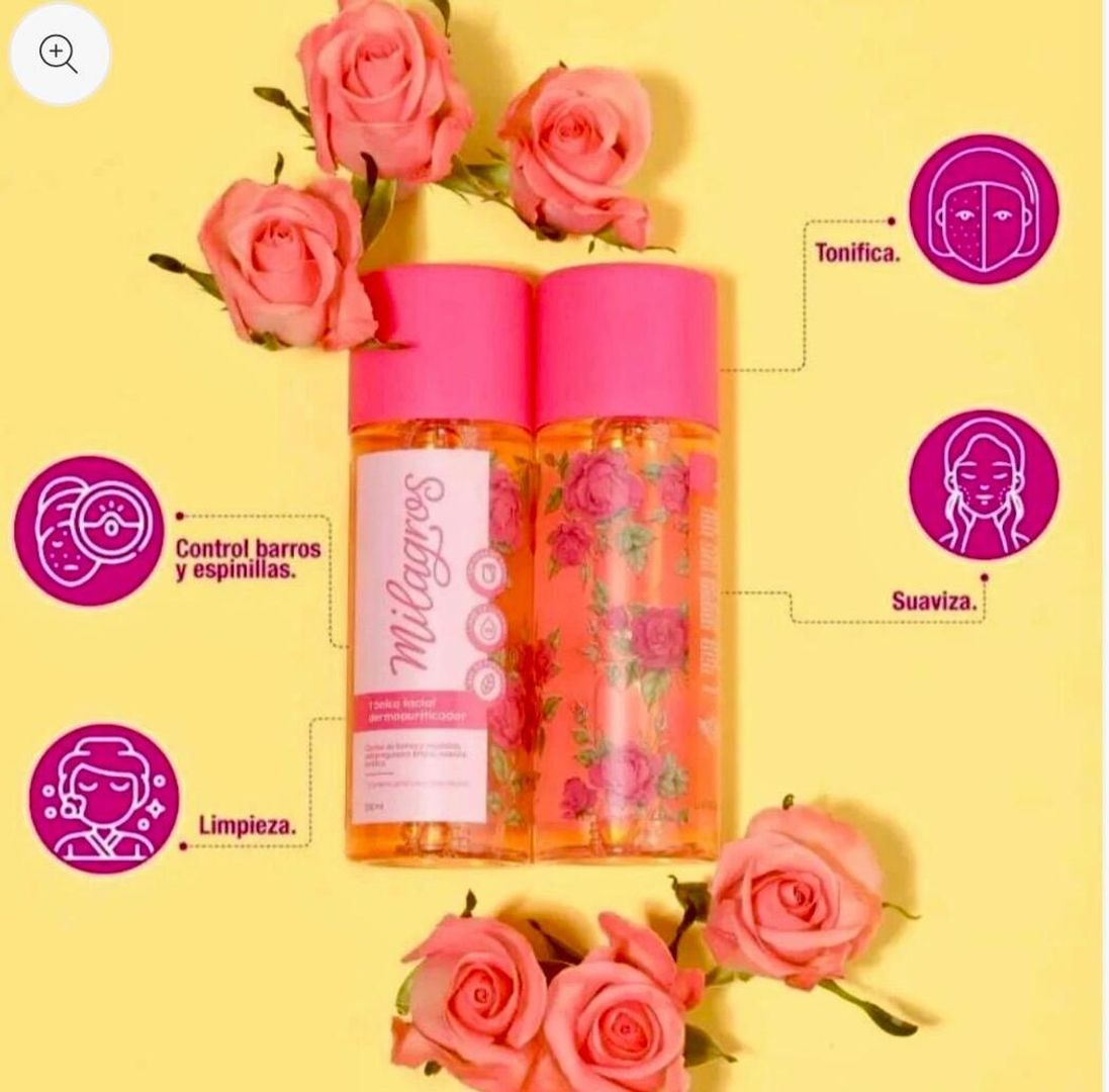 MILAGROS TONICO FACIAL DE ROSAS DERMOPURIFICANTE
