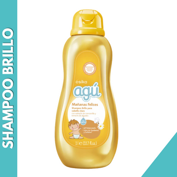 Imagen del producto SHAMPOO AGU BRILLO PARA CABELLO CLARO MAÑANAS FELICES