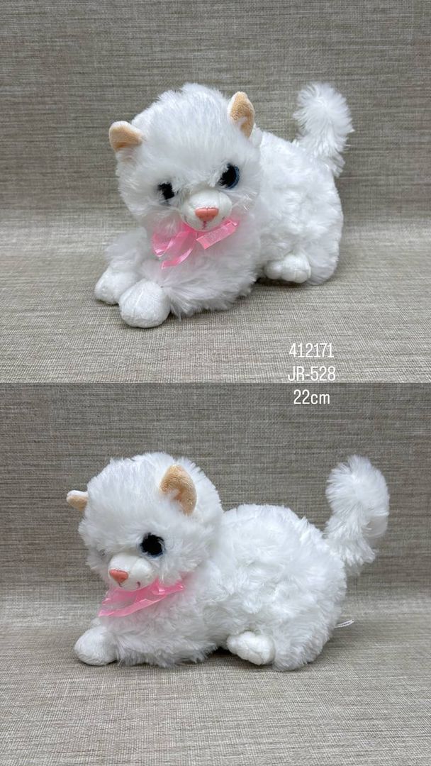 GATO CON MOÑO 22 CM