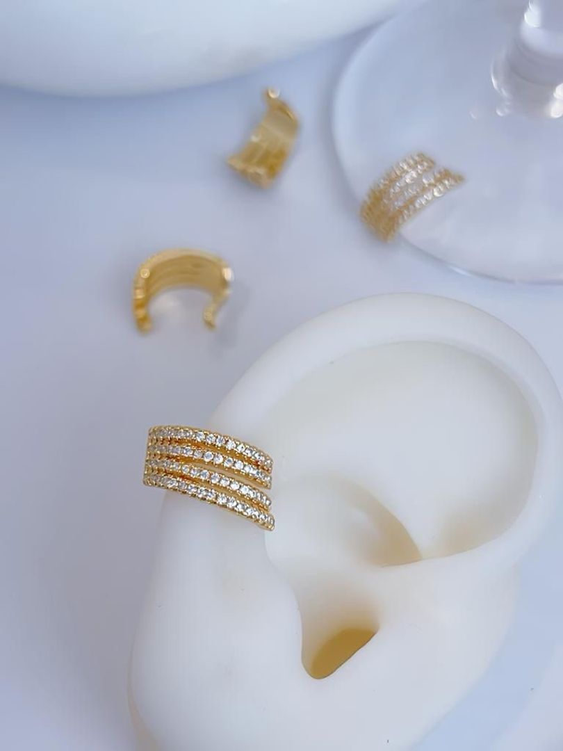 Ear cuff rodio 