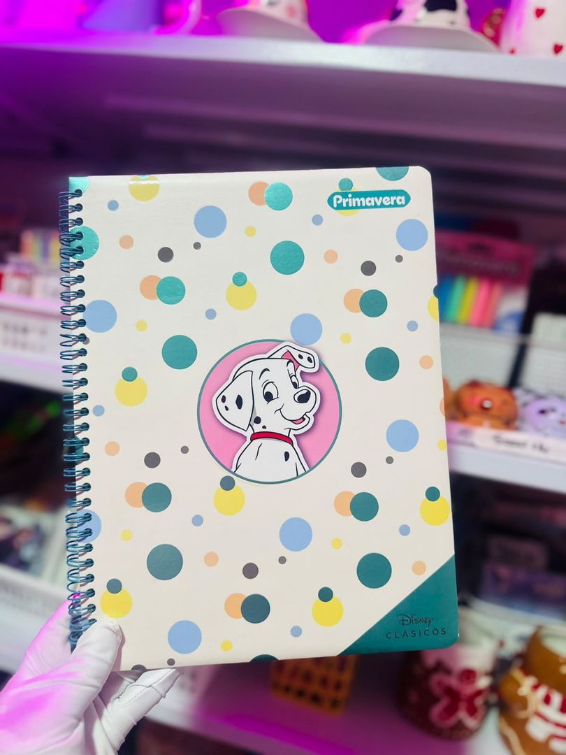 Cuaderno Argollado Grande Cuadros Dalmata