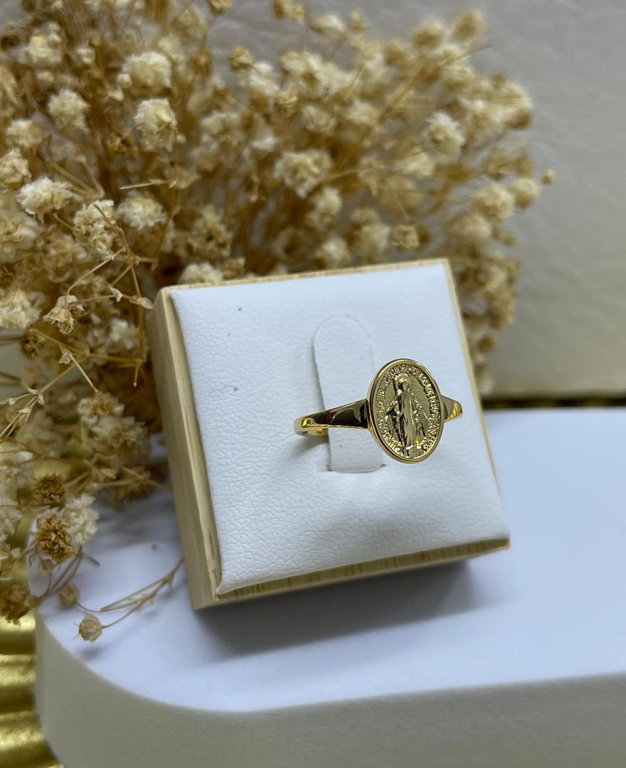 Anillo virgen milagrosa liso