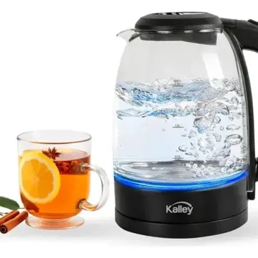 Imagen del producto Hervidor De Agua Kalley K-HAV Vidrio 1.7L Negro