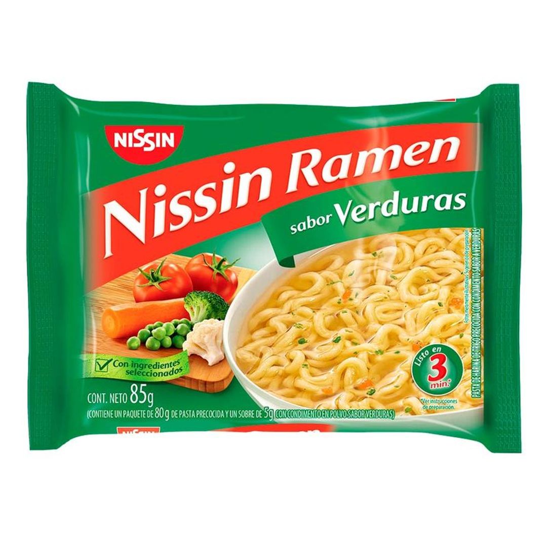 RAMEN VERDURA NISSIN*85G