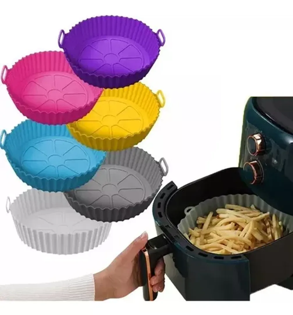 Silicona x 1 Reutilizable Para Freidora De Aire Air Fryer