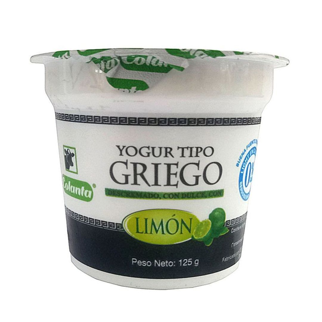 YOGURT GRIEGO LIMON COLANTA*125G