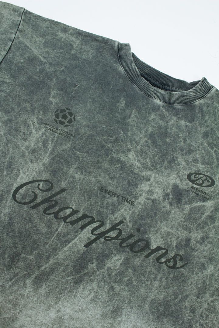 camiseta mundial acid wash verde 