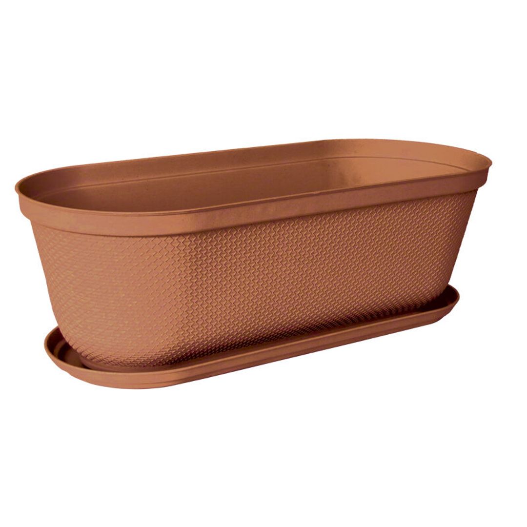 JARDINERA RAFIA 60CM + BANDEJA