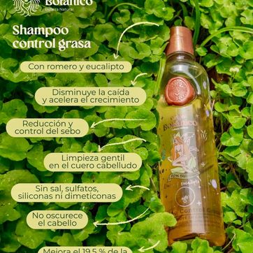 Imagen del producto ORIGEN BOTÁNICO SHAMPOO CONTROL GRASA CON ROMERO Y EUCALIPTO