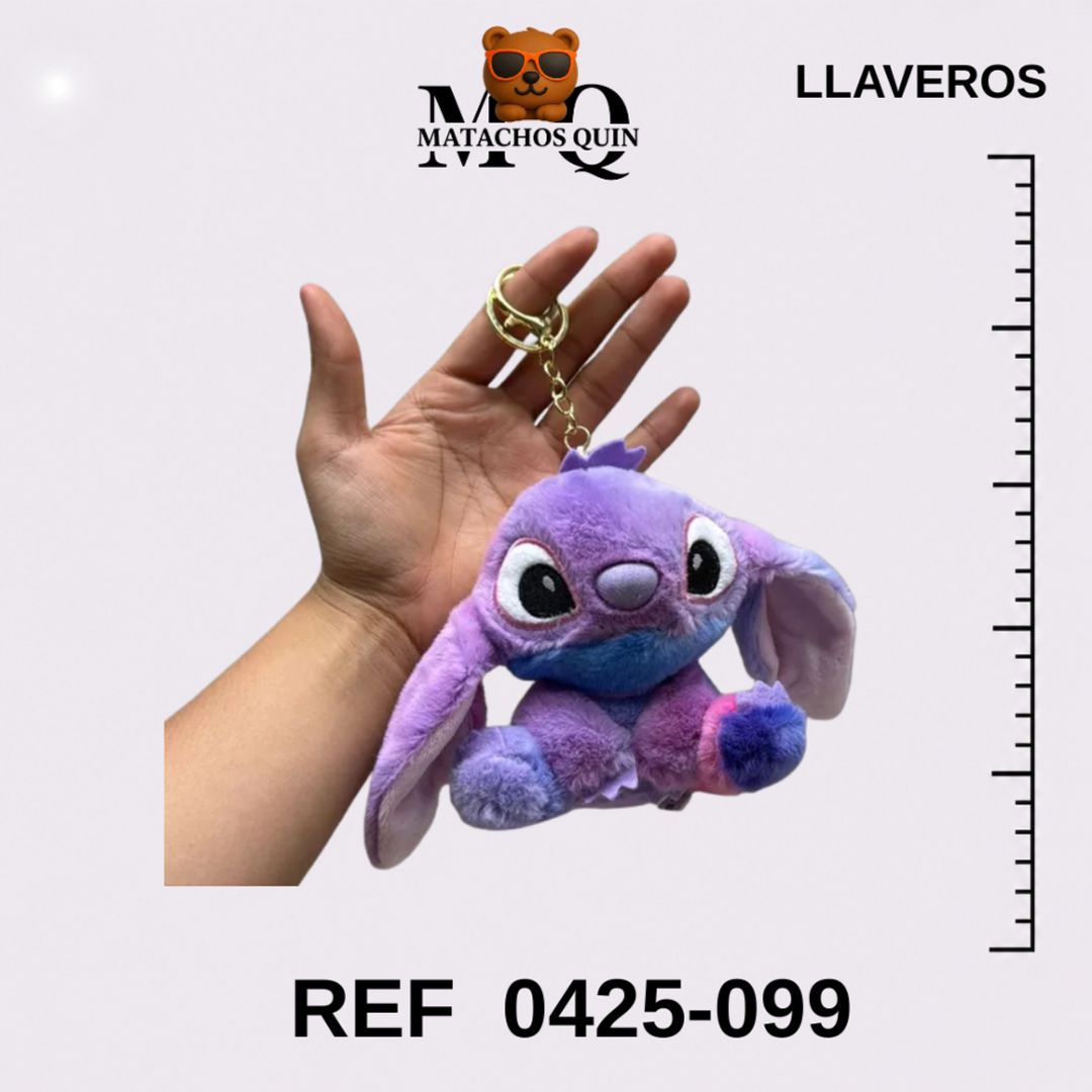 LLAVEROS DE STITCH COLORIDOS