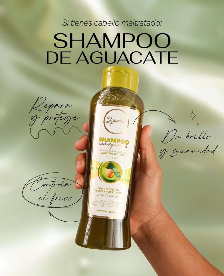 SHAMPOO CON AGUACATE ANYELUZ