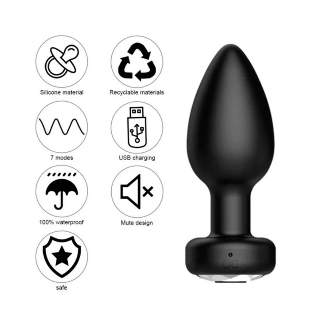 PLUG ANAL CON VIBRADOR CENTUR
