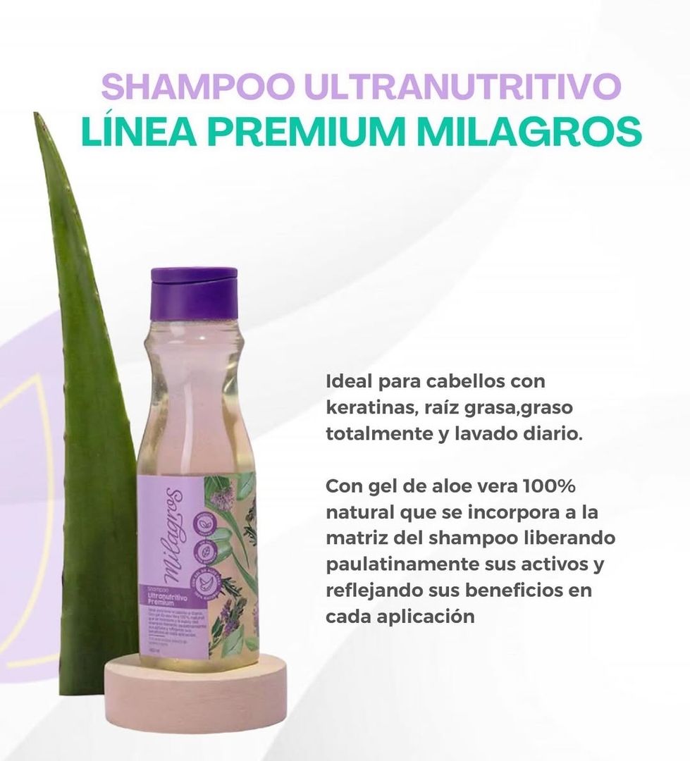 Acondicionador Ultranutritivo Premium Milagros