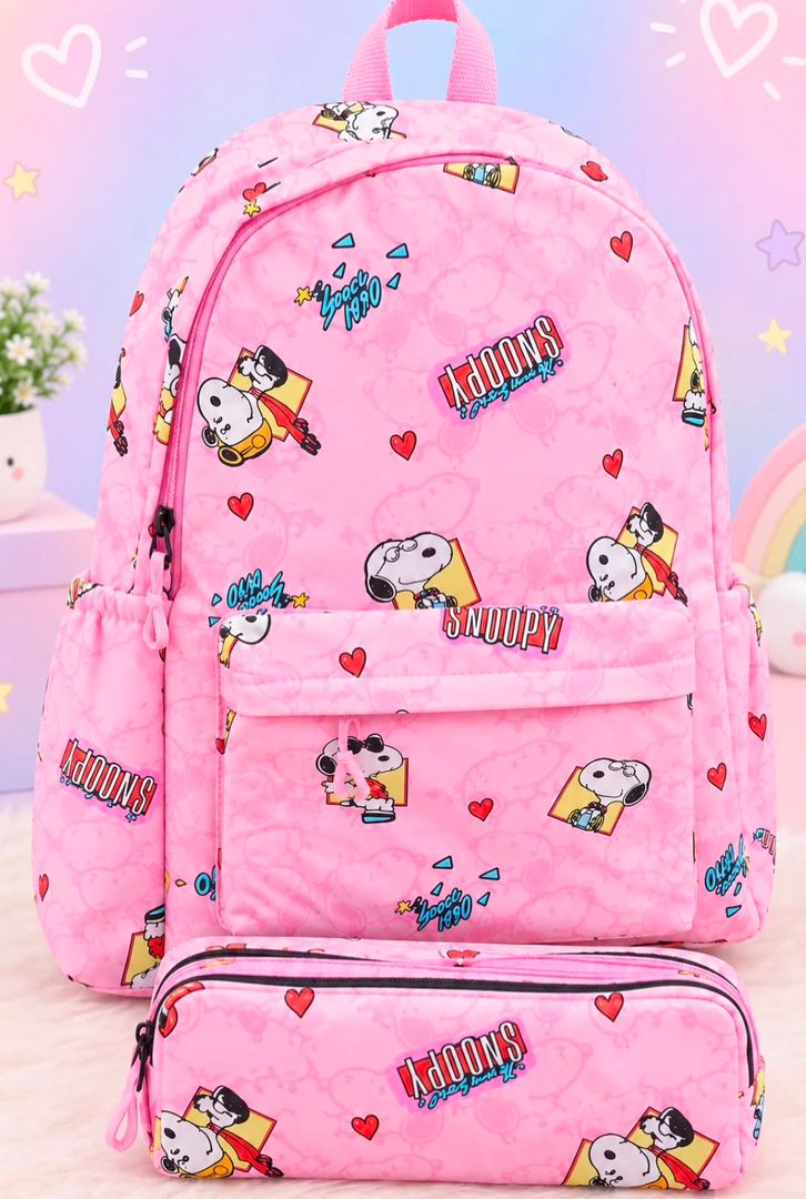 Bolso Snoopy con Cartuchera