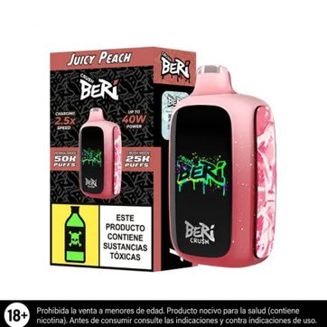 Imagen del producto Beri Juicy Peach 50.000 Puffs