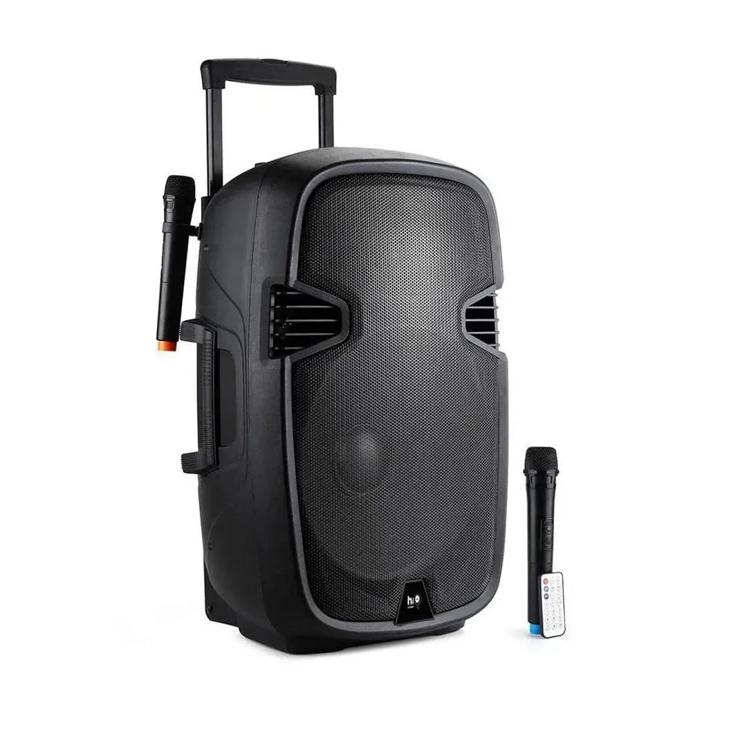 CABINA PARLANTE DE 15 PULGADAS RECARGABLE LUCES LED NX-Y115