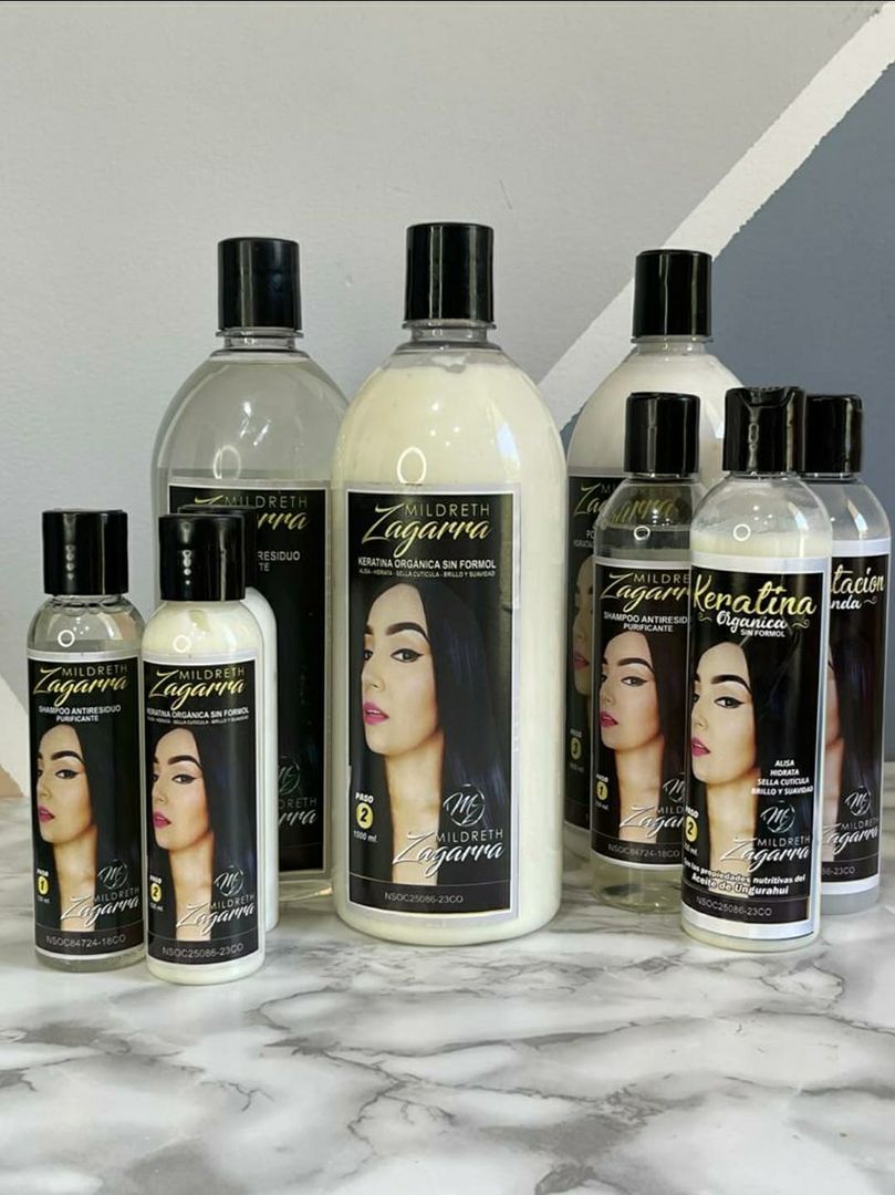 Kit Keratina Mildreth Zagarra 