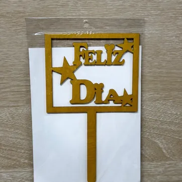 Imagen del producto 000 TOPPER GRANDE "FELIZ DÌA"