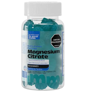 Imagen del producto MAGNESIUM CITRATE GUMMY RED BERRIES FLAVOR X 60 GUMMIES HEALTHY