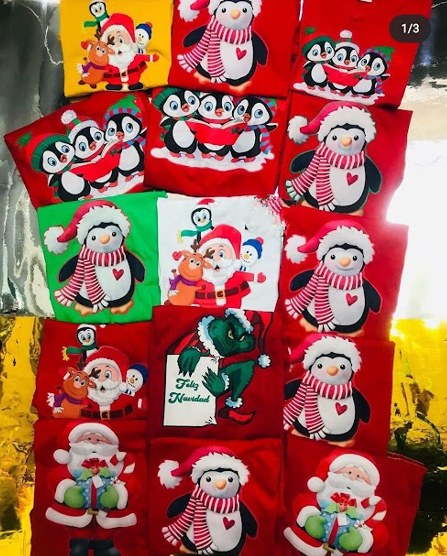 CAMISETAS NAVIDEÑAS FAMILIA 