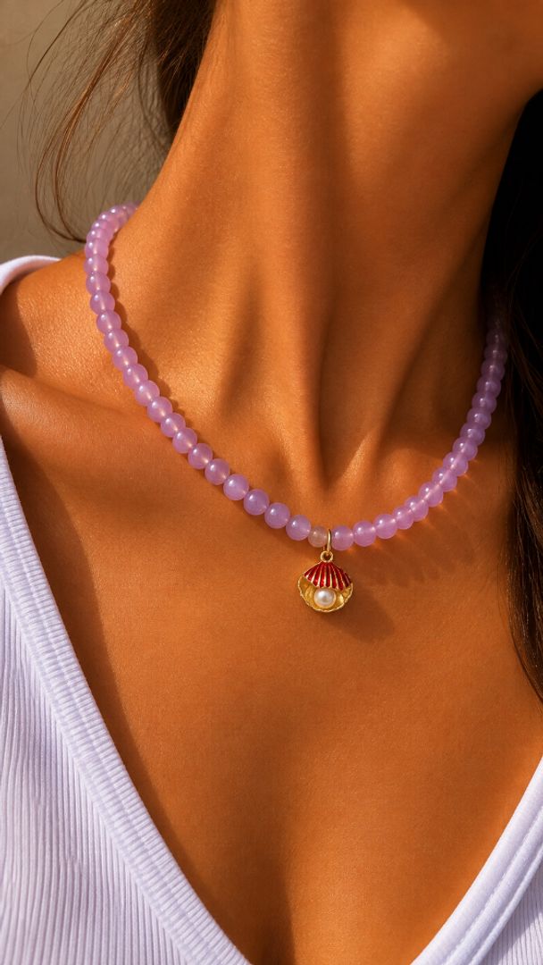 Collar Perla Dije