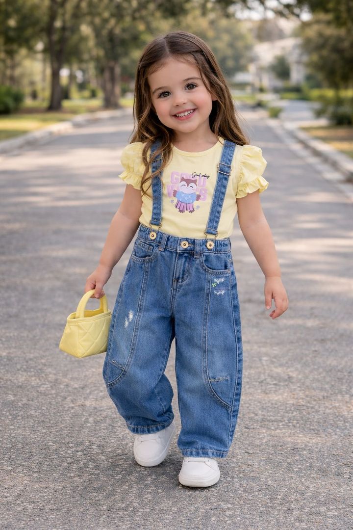conjunto overol pantalon bebita