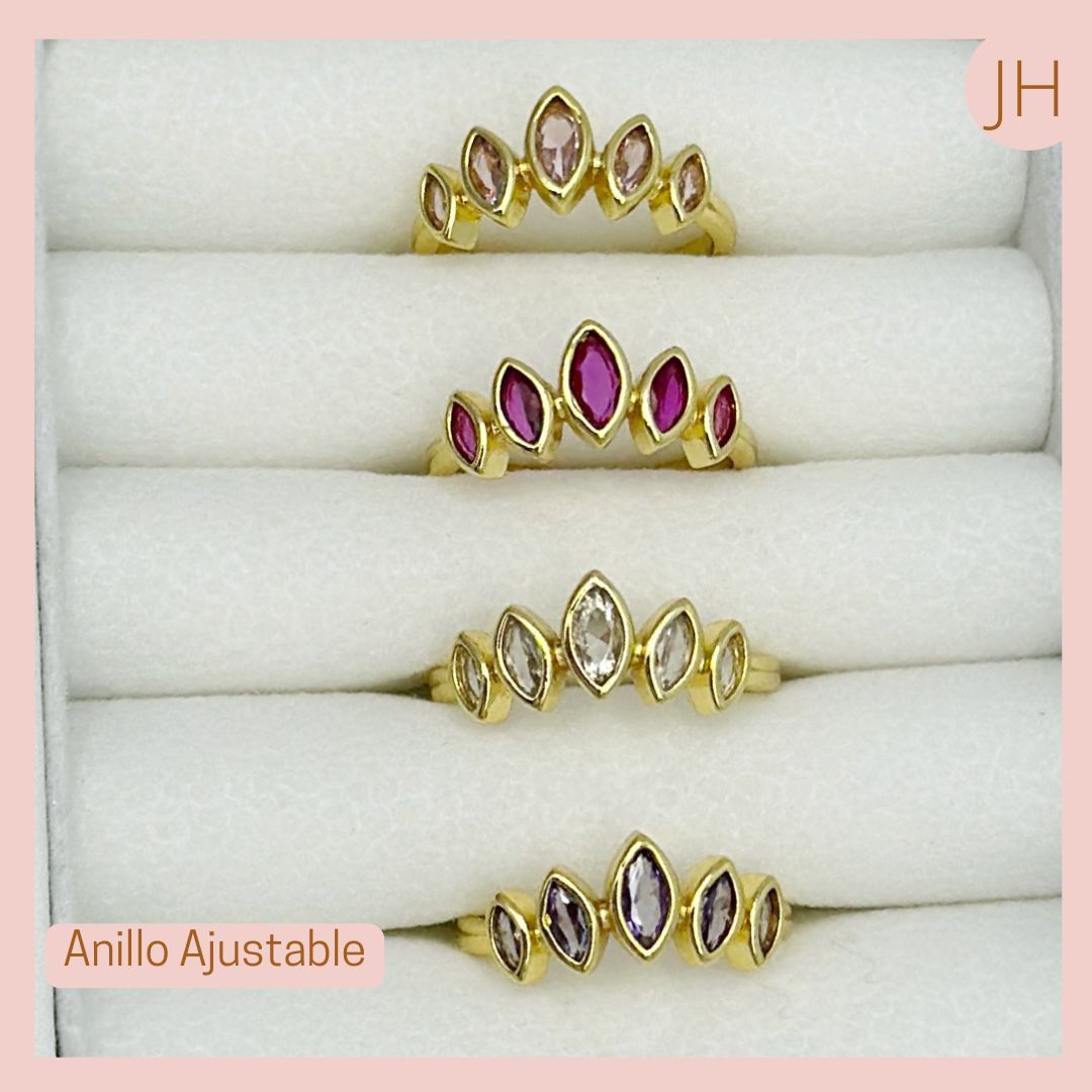  Anillos ajustables Hojas