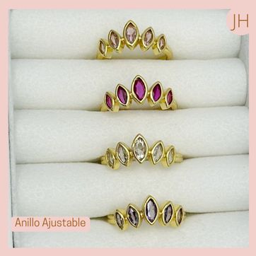 Imagen del producto  Anillos ajustables Hojas
