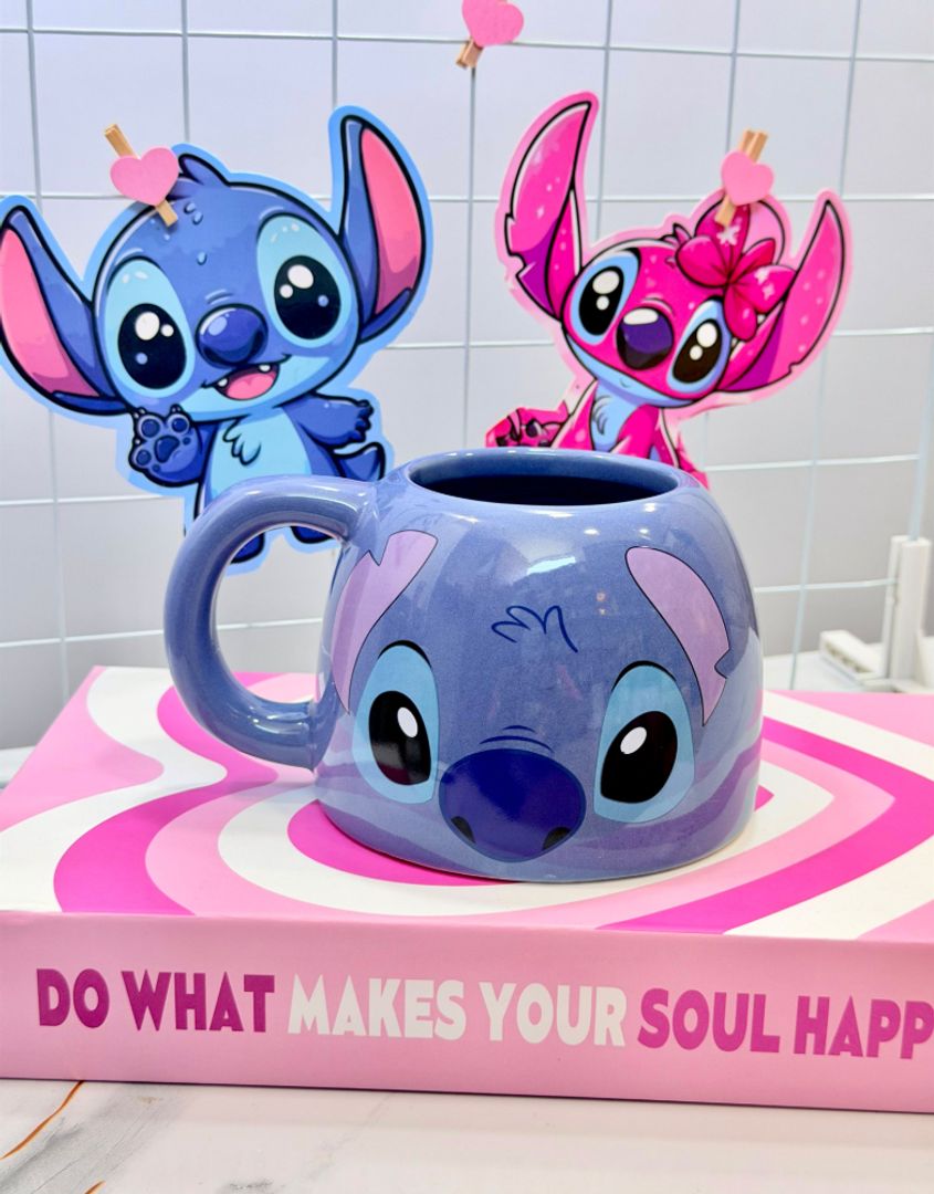 MUG QNGELA Y STITCH 