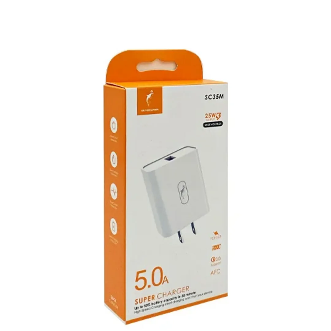 CARGADOR DOLPHIN 5.0A 25W TIPO C