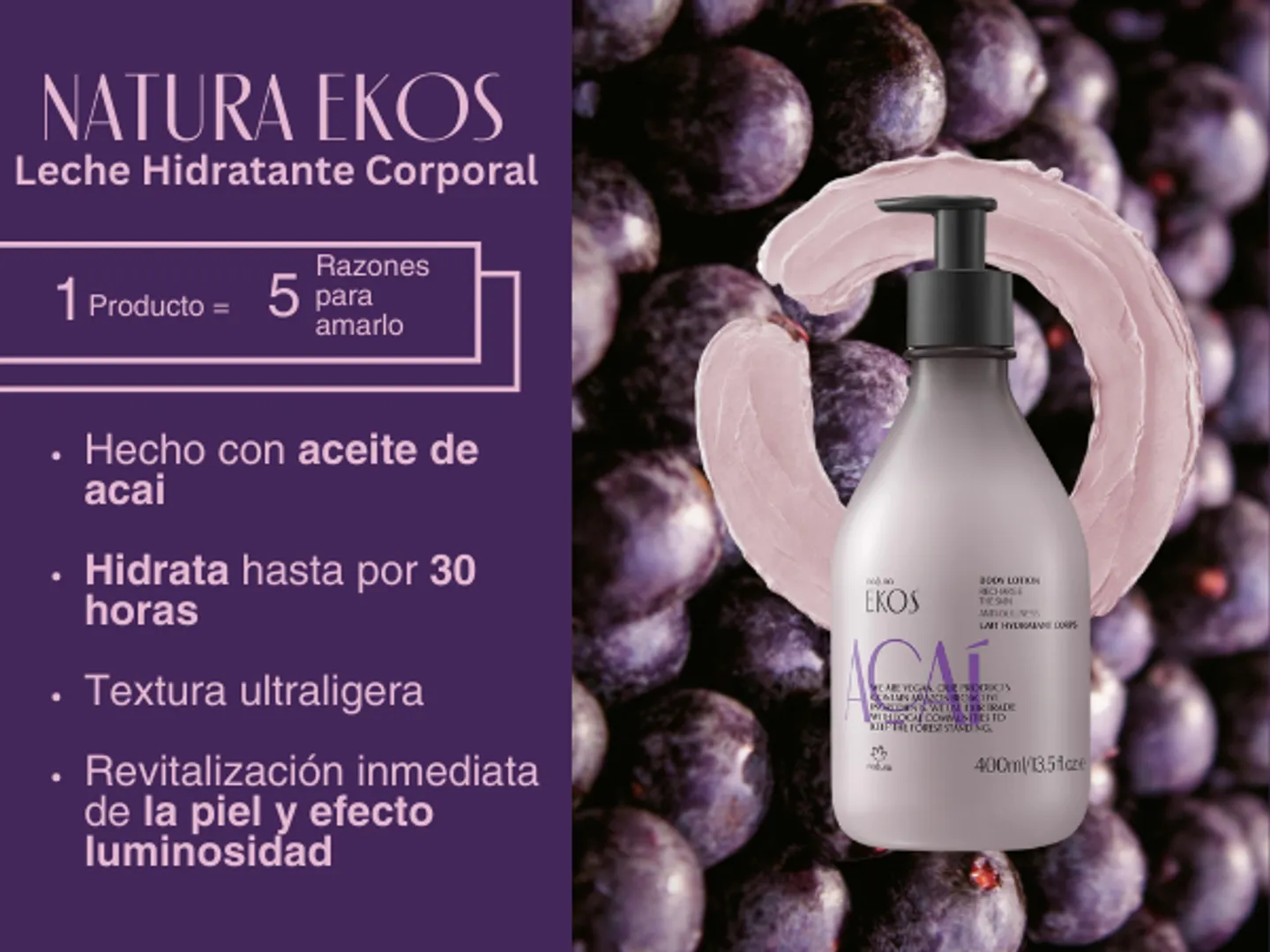 PULPA HIDRATANTE CORPORAL ACAI 400ml
